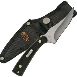 Couteau Fixe Rite Edge Lame Inox Clip Point Manche Synth&eacute;tique Noir &Eacute;tui Nylon CN211234BK