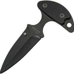 Couteau Fixe Rite Edge Tactical Neck Lame Inox Manche G10 Noir &Eacute;tui Plastique CN211550