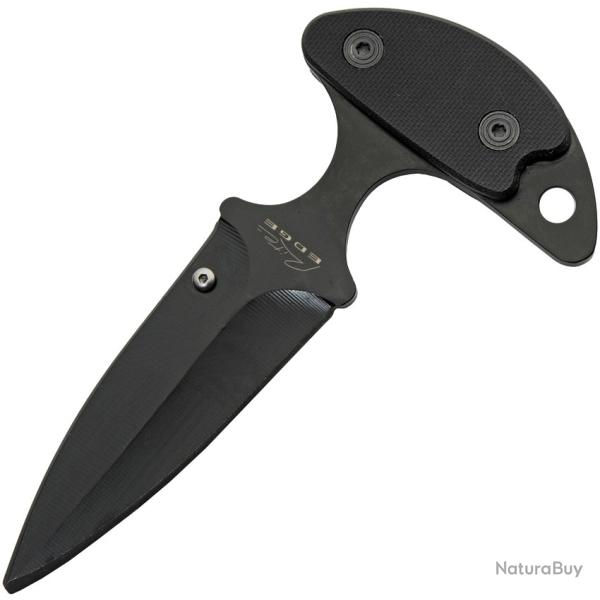 Couteau Fixe Rite Edge Tactical Neck Lame Inox Manche G10 Noir �tui Plastique CN211550