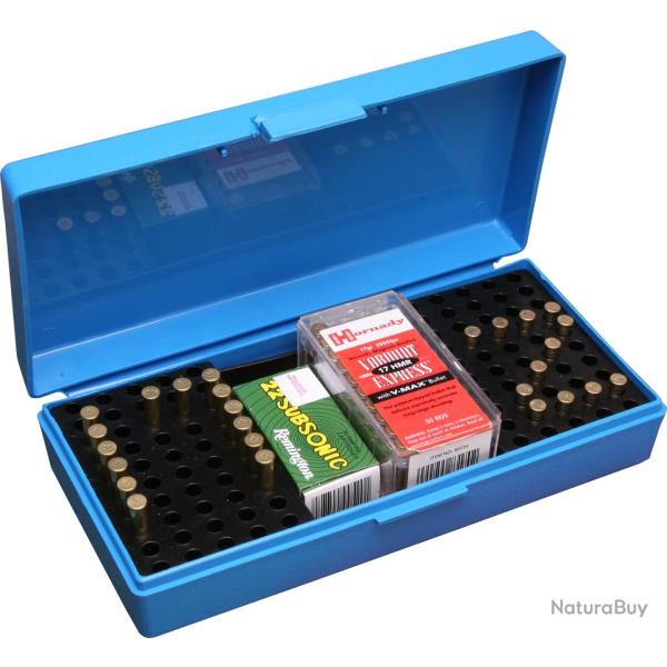 BOITE MTM AMMO BOX 100 ROUND 22 LR