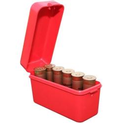 BOITE DE RANGEMENT MTM ROUGE X10 CAL 12