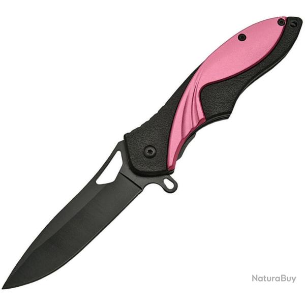 Couteau Pliant Rite Edge Bat Chick A/O Lame Inox Drop Point Manche FRN Noir Linerlock CN300393
