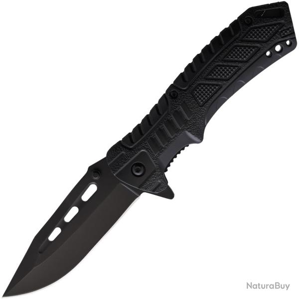 Couteau Pliant Rite Edge Streak Lame Inox Manche ABS Noir Linerlock CN300524