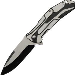 Couteau Pliant Rite Edge Raider A/O Lame Inox Manche Inox Linerlock CN300541BK