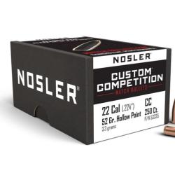 OGIVES NOSLER CAL 224 52GR HPBT X250