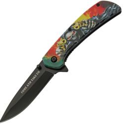 Couteau Pliant Rite Edge Reaper A/O Lame Inox Manche ABS Rouge Linerlock CN300589RD