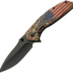 Couteau Pliant Rite Edge USA Forest A/O Lame Inox Manche Aluminium Linerlock CN300597US