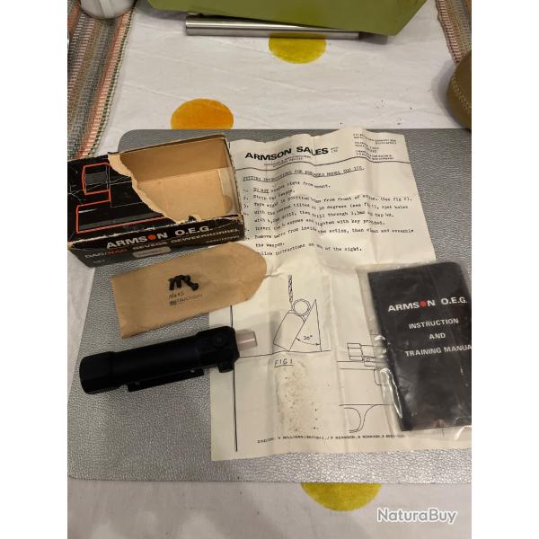 Ancien viseur pour fusil mossberg 500 de marque armson OEG