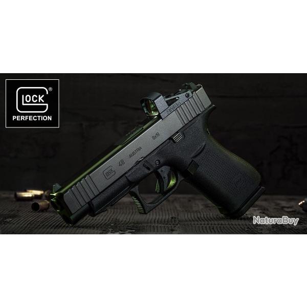 PISTOLET GLOCK 48 R MOS FS NOIR CALIBRE 9X19