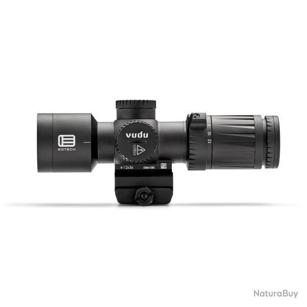 LUNETTE EOTECH VUDU 4-12X36 FFP NOIRE - RETICULE MR5 (MRAD) - MONTAGE INTEGRE