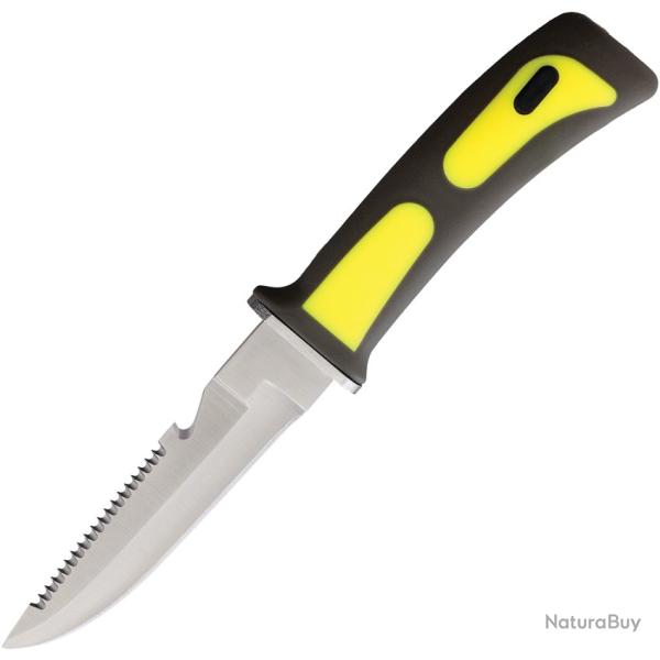 Couteau Fixe Rite Edge Diver's Lame Acier 420J2 Manche Synth�tique Noir �tui ABS CN210424YW