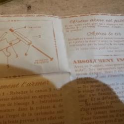 Pistolet Maus 2 mm &agrave; broche syst&egrave;me LEFAUCHEUX et ses carouches et sa boite.