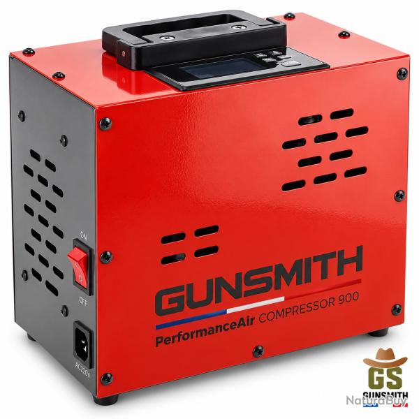 COMPRESSEUR PCP PAC 900 PERFORMANCEAIR - 300 BAR / 4350 PSI GUNSMITH SG68 HPA