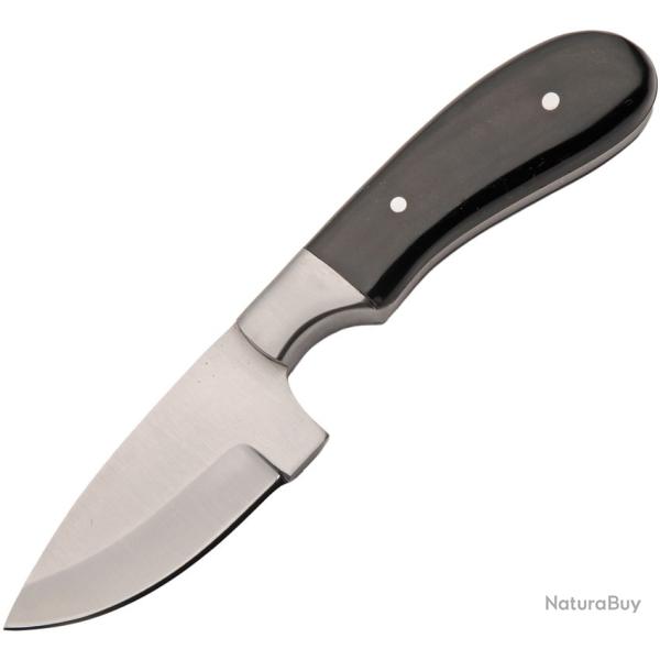 Couteau Fixe Rite Edge Creg Skinner Lame Inox Manche ABS Noir �tui Cuir PA203546