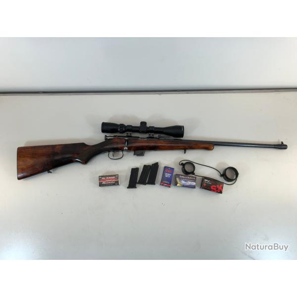 Carabine 22lr TOZ 16 +avec 1 chargeur en acier 5 coup supplementaire + reglage au choix 50-100m�tre