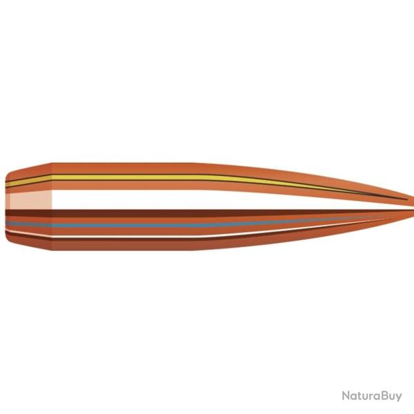 Bo�te de 100 ogives Hornady 6.5MM .264 123 GR BTHP MATCH(TM) GREND 26174
