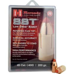 Bo&icirc;te de 20 ogives Hornady 45 SABOT 40 200GR SST ML 67132