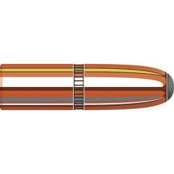 Bo&icirc;te de 100 ogives Hornady 25 .257 117GR RN 2550