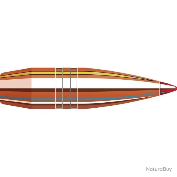 Bo�te de 50 ogives Hornady 338 CAL.338 185 GR GMX 33270