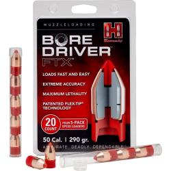 Bo&icirc;te de 20 ogives Hornady 50 CAL.499 290GR BORE DRIVER FTX REF.67713