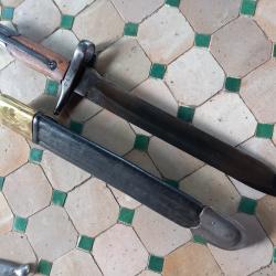 baionette italienne  1870 pour carcano