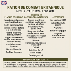 Ration militaire Arm&eacute;e Britannique - 2