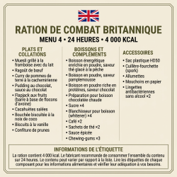 Ration militaire Arm&eacute;e Britannique - 4