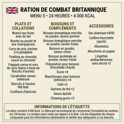 Ration militaire Arm&eacute;e Britannique - 5