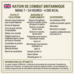 Ration militaire Arm&eacute;e Britannique - 7