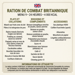 Ration militaire Arm&eacute;e Britannique - 9