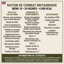 Ration militaire Arm&eacute;e Britannique - 10