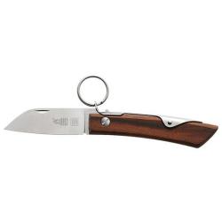 Couteau avec porte cl&eacute; Solingen IBEX 60 Bois de Prunier