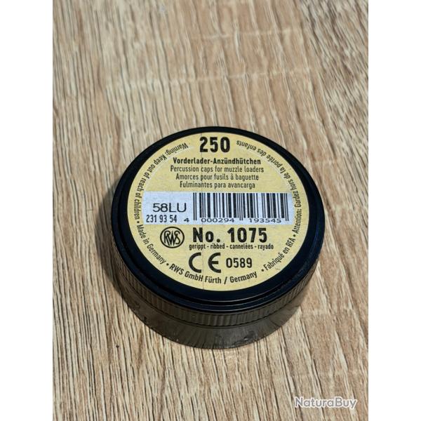 AMORCE POUDRE NOIRE RWS 1075 x250
