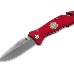COUTEAU BOKER MAGNUM FIRE BRIGADE LAME 85MM MANCHE G10
