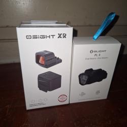 Combo OSIGHT XR 2/6 & 32MOA & OLIGHT PLX 1200 LUMENS
