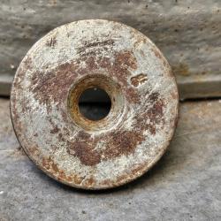 Disque / pastille de crosse de fusil Mauser G98 Gewehr 98 ww1 ( ref 0 1026 )