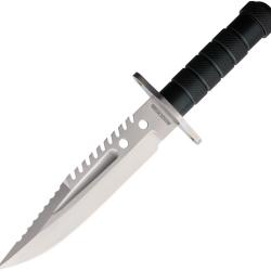 Couteau Fixe Rough Rider Lame Acier D2 Manche Aluminium Vert &Eacute;tui Plastique RR2585