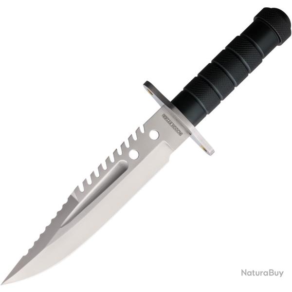 Couteau Fixe Rough Rider Lame Acier D2 Manche Aluminium Vert �tui Plastique RR2585