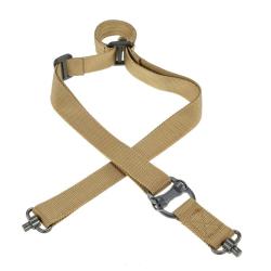 Sangle de fusil 2 points Beige avec attache QD