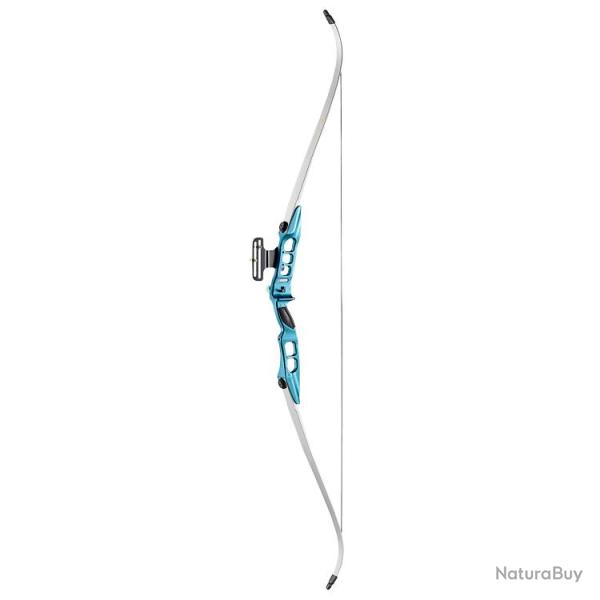 Arc recurve EK Archery Take Down RH Bleu clair