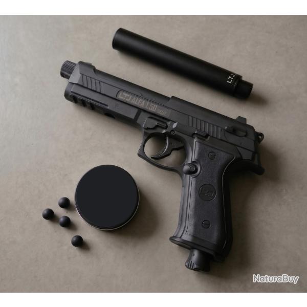 PACK PISTOLET ALFA 1.5 COMBO GEN 2 LTL 18 JOULES + EXTENSION DE CANON