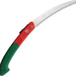 Scie Pliante Courbe Samurai Kisi 240 mm Lame Inox Manche Rouge et Vert SAM96505