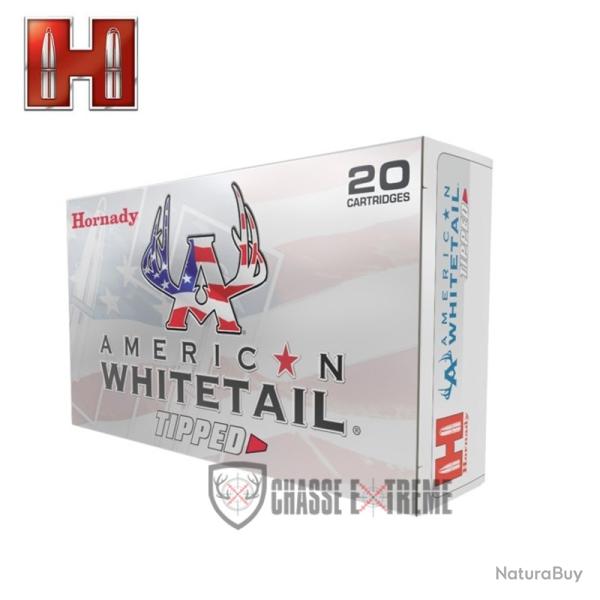 20 Cartouches HORNADY American Whitetail Tipped 150Gr Cal 308 Win SST