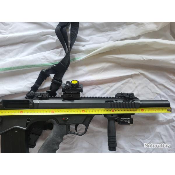 1� sans prix de r�seve Final Arms Semi-auto Bullpup FD12 cal 12, Cat B Noir 47 cm Droitier Lisse