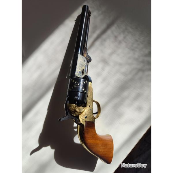 Pietta 1851 Navy Confederate CSA Cal. 44-NEUF SUR BO�TE - Custom Prestige Dor� & M�canique Optimis�e