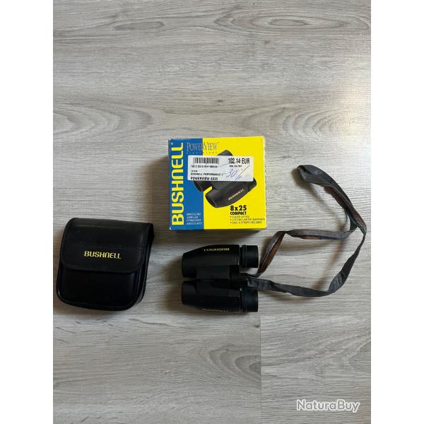 Paire de jumelles Bushnell 8x25 compact