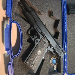 Pistolet GIRSAN LUGER MC 1911 S9 MATCH  - Calibre 9x19 - Mallette ABS, 2 chargeurs