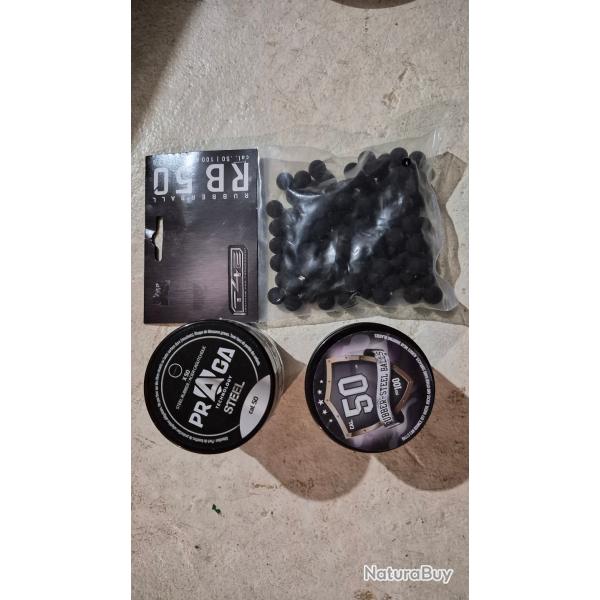 300 Billes Caoutchouc cal 50 d�fense