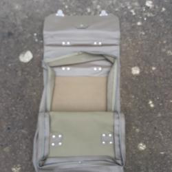 sacoche ancienne sac militaire reglable 2 position haute ou basse pour veste uniforme porte carte