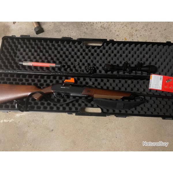 Kit Carabine winchester sxr point rouge kahles